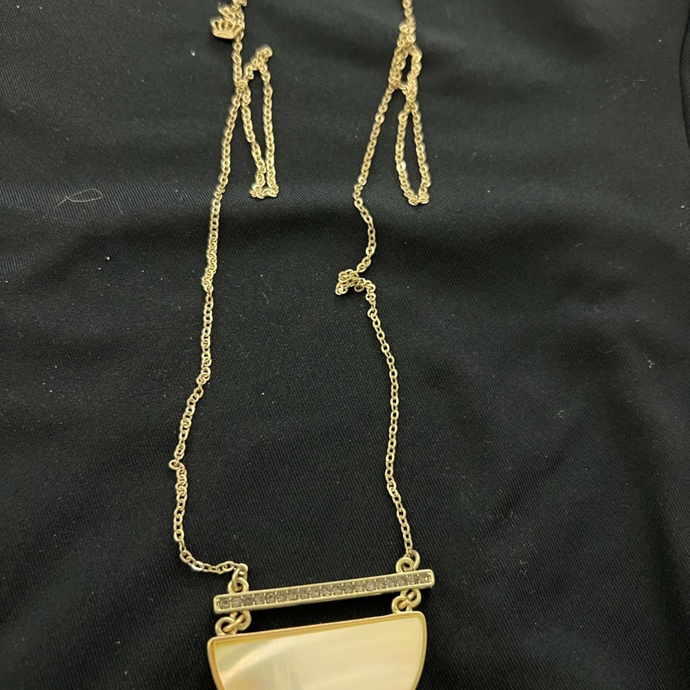 Premier Designs 31” reversible minimalistic geometric pendant necklace